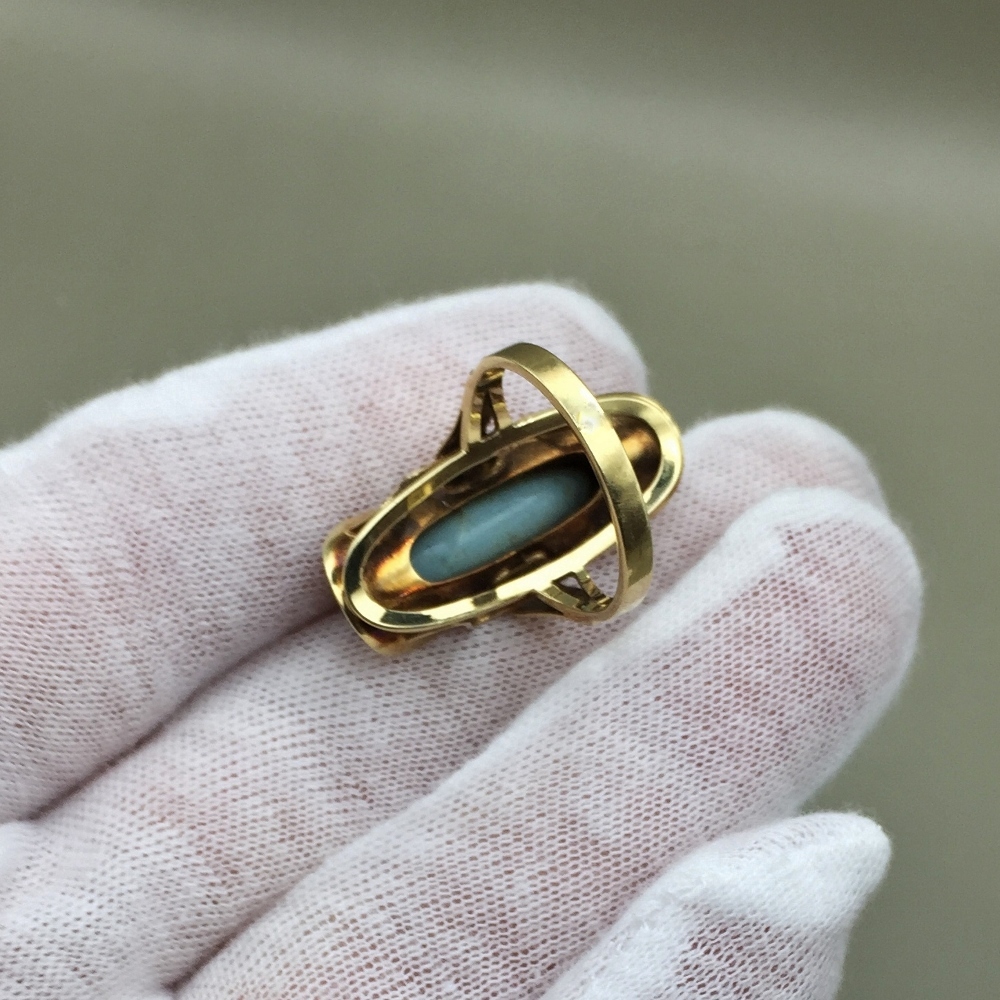 Estate Quality Rare Red Fire Australian Opal Ring 14K Litnon.com