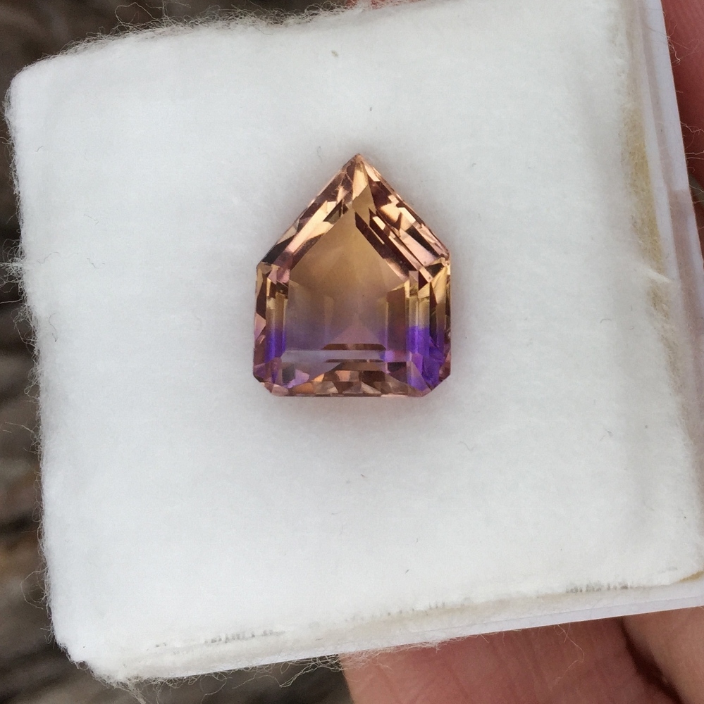 Big and Bright Natural Bolivian Ametrine 8.12 Carats Litnon.com