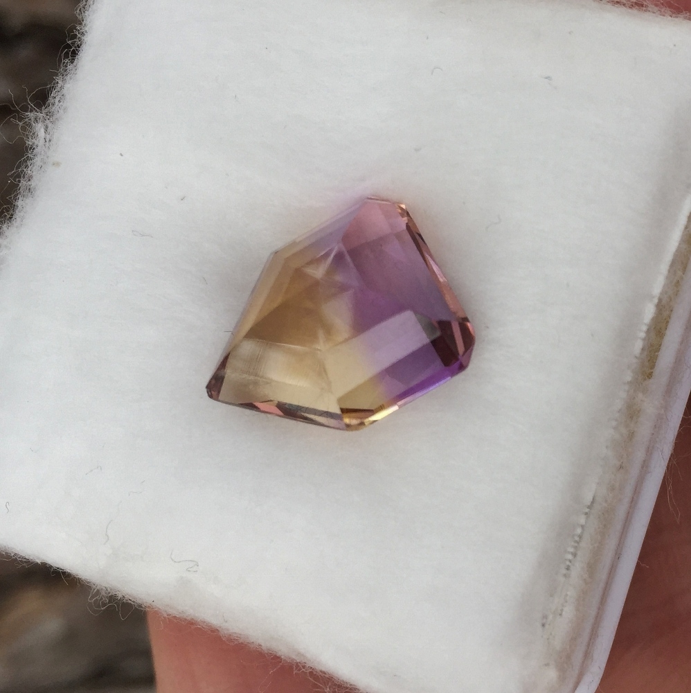 Big and Bright Natural Bolivian Ametrine 8.12 Carats Litnon.com