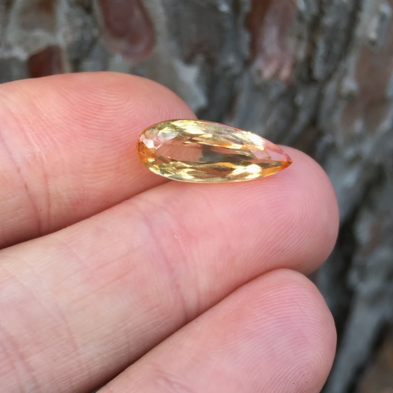 Vintage Natural Imperial Topaz From Ouro Preto Brazil 5.46 Carats  Litnon.com