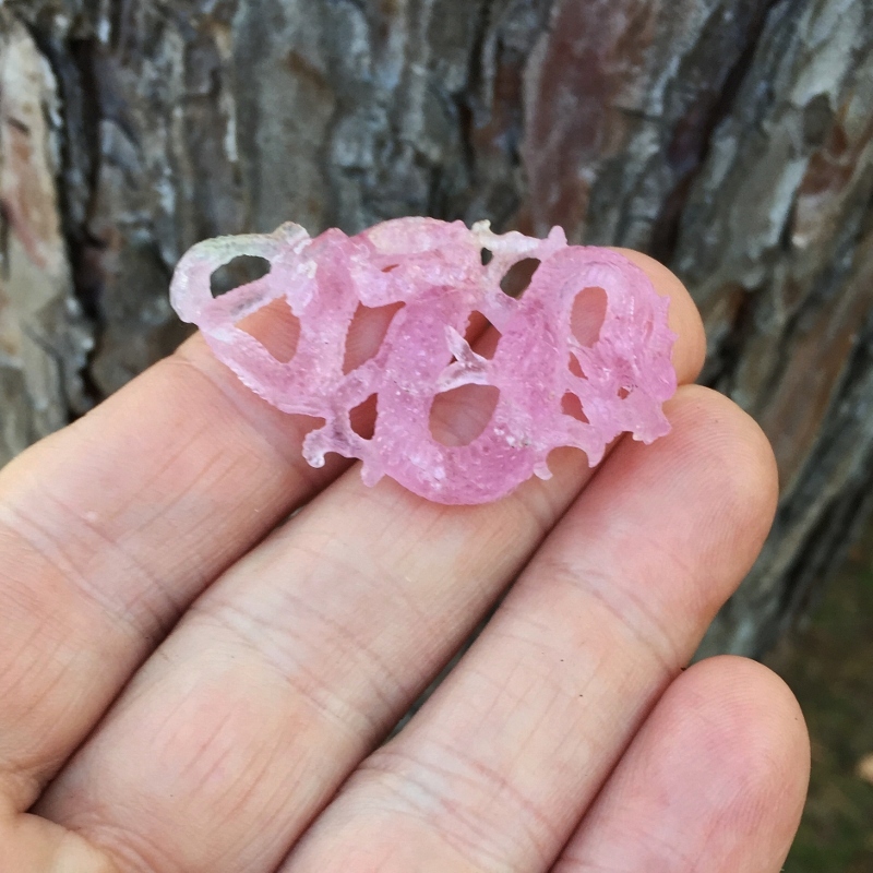 Antique California Pink Tourmaline Dragon Carving 24.9 Carats Litnon.com