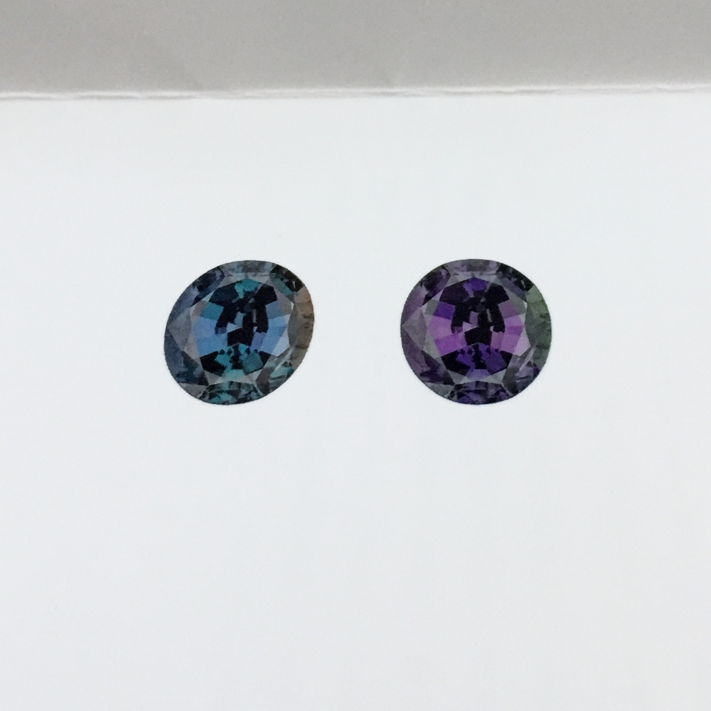 GIA Certified Natural 1.66 Carat Alexandrite Diamond Ring 14kt Litnon.com