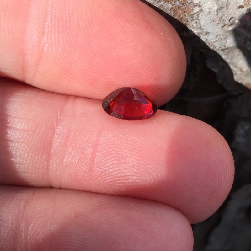 Classic Color Natural Spessartite Garnet Nigeria 2.06 Carats  Litnon.com