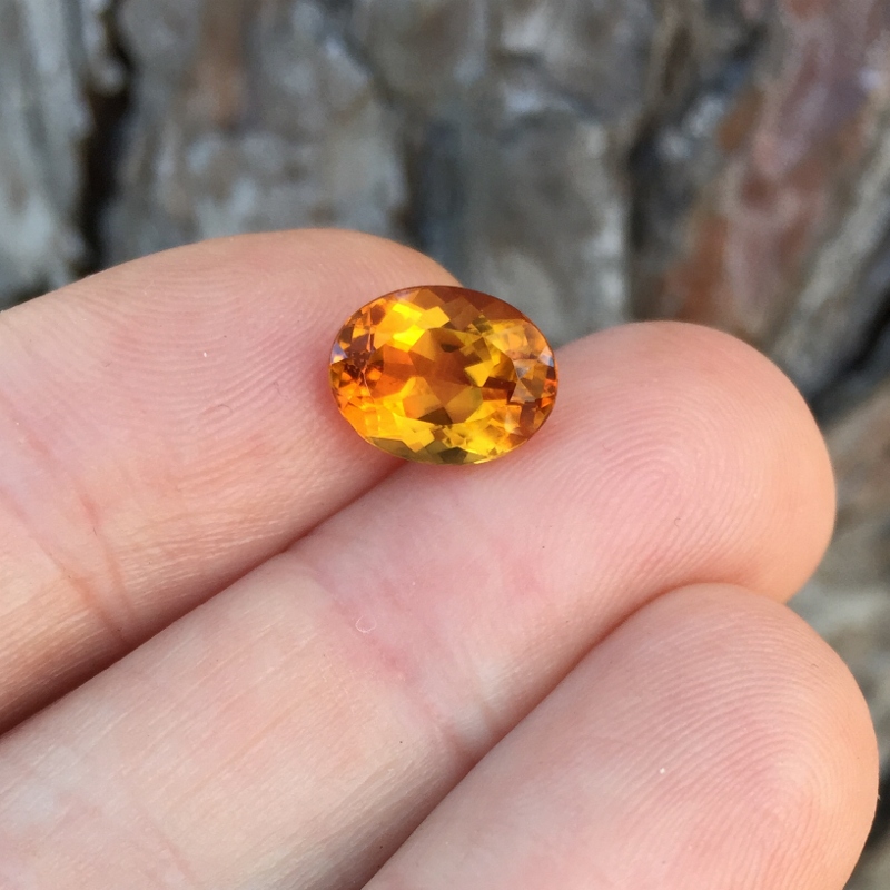  Old Stock Well Cut Rio Grande Citrine Gem Brazil 3.26 Carats Litnon.com