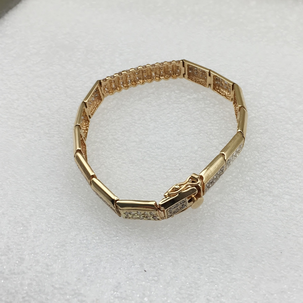 Fine Quality Heavy 14K Diamond Bracelet 6.0 Carats   Litnon.com