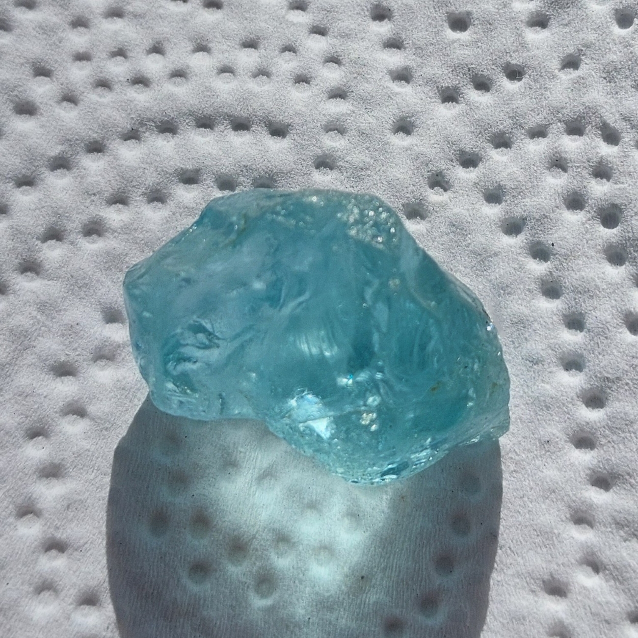 Strong Blue Premium Brazil Aquamarine Facet Rough 49.28 Carats  Litnon.com