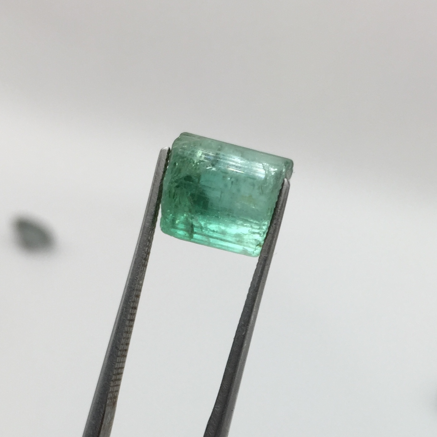  Mint Green Tourmaline Facet Rough Afghanistan 7.97 Carats  Litnon.com