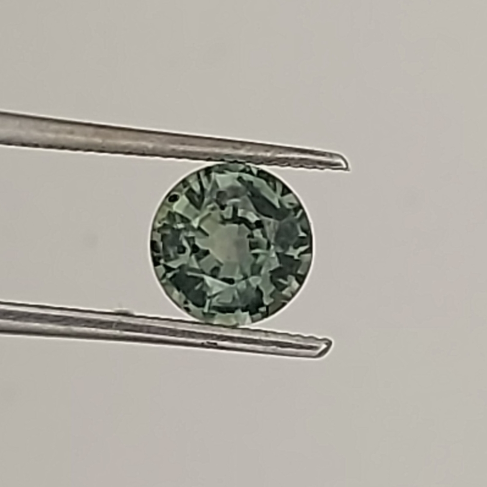 1.13ct Natural Montana Sapphire - El Dorado Mine - Round Brilliant Litnon.com