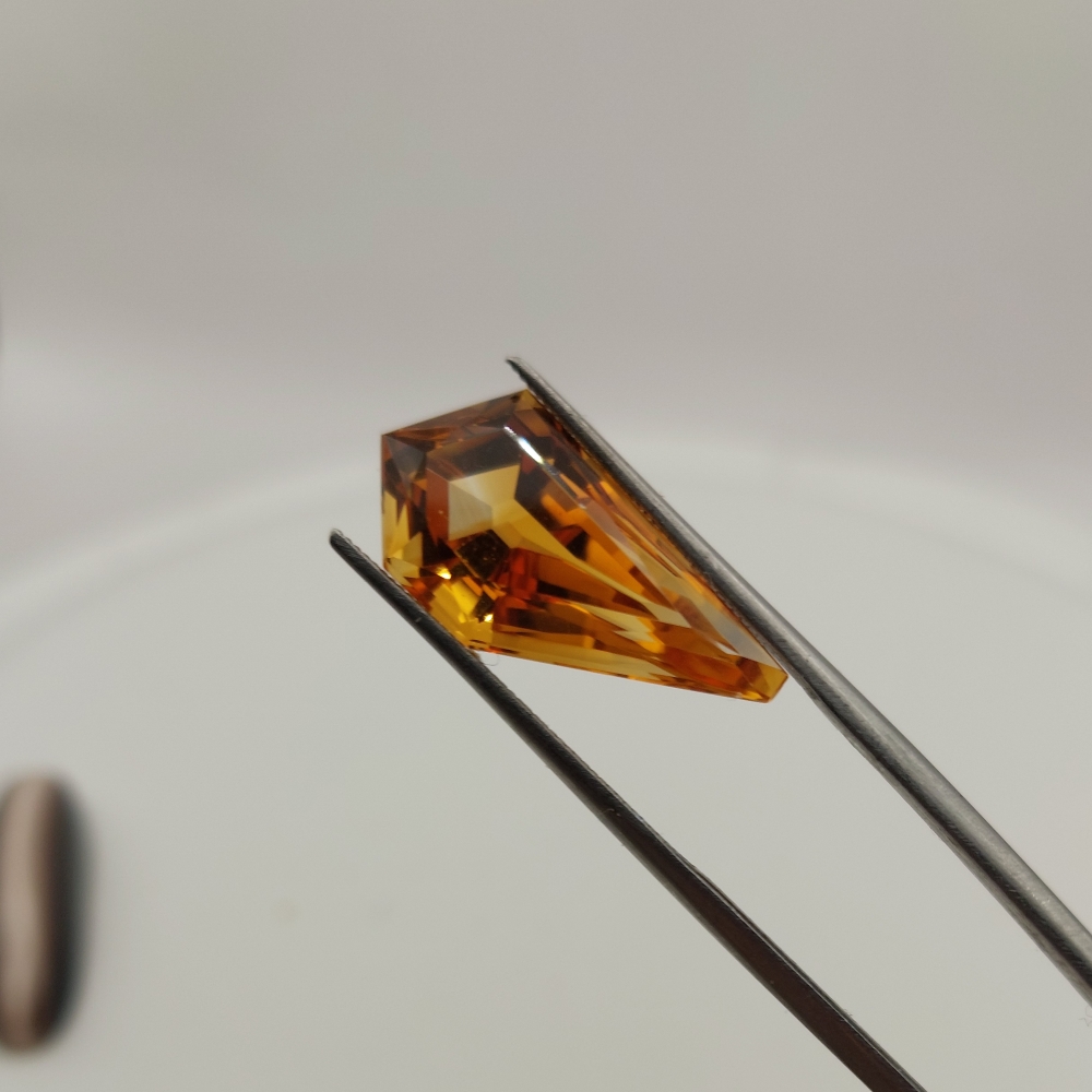  Old Stock Fancy Cut Rio Grande Citrine Gem Brazil 7.75 Carats Litnon.com
