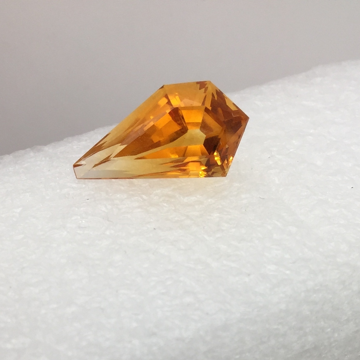  Old Stock Fancy Cut Rio Grande Citrine Gem Brazil 7.75 Carats Litnon.com