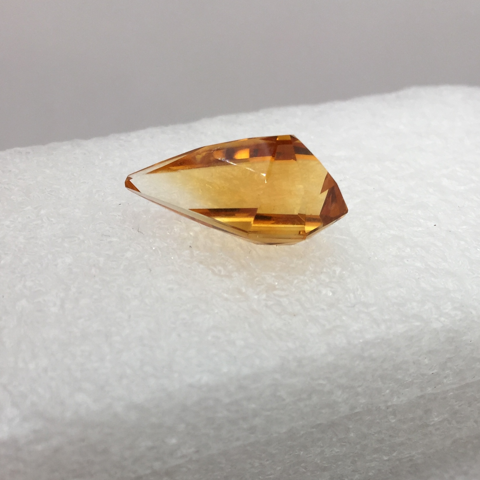  Old Stock Fancy Cut Rio Grande Citrine Gem Brazil 7.75 Carats Litnon.com