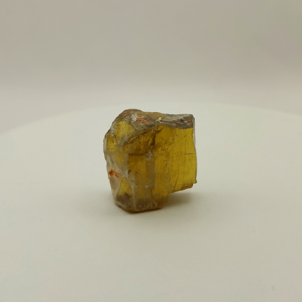 Rare Golden Apatite Rough Madagascar 96.79 Carats Litnon.com