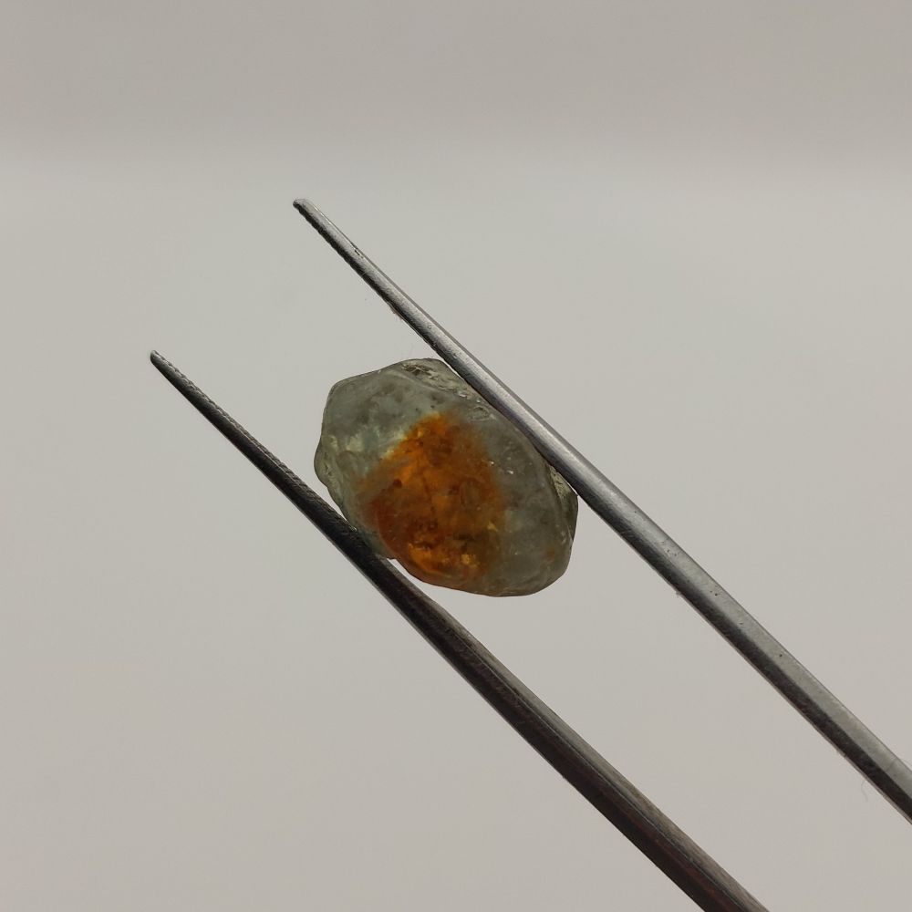 Natural Unheated Montana Sapphire Rough Bi-Color 11.02 Carats Litnon.com