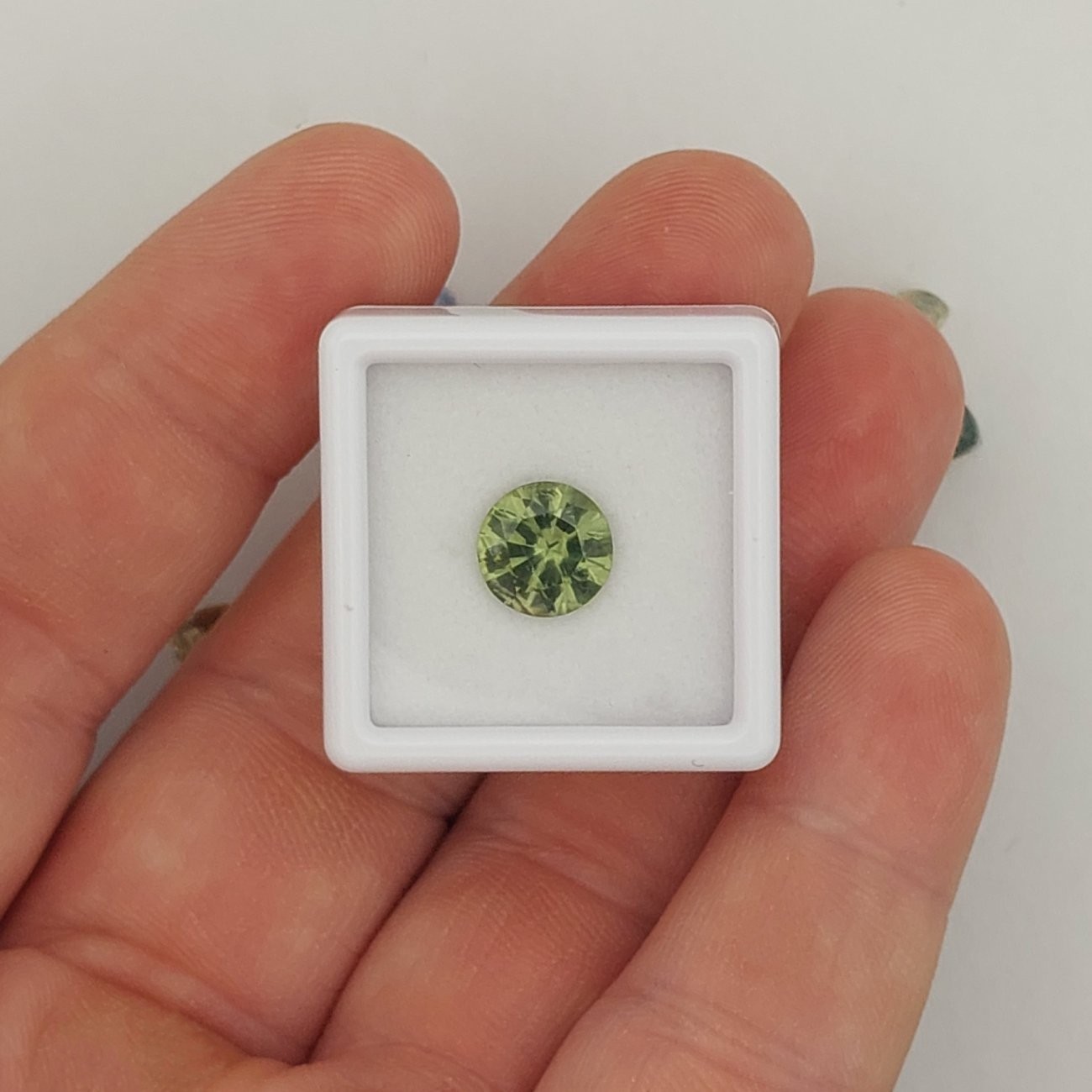 Large And Unheated Natural Green Montana Sapphire 2.91 Carats Litnon.com