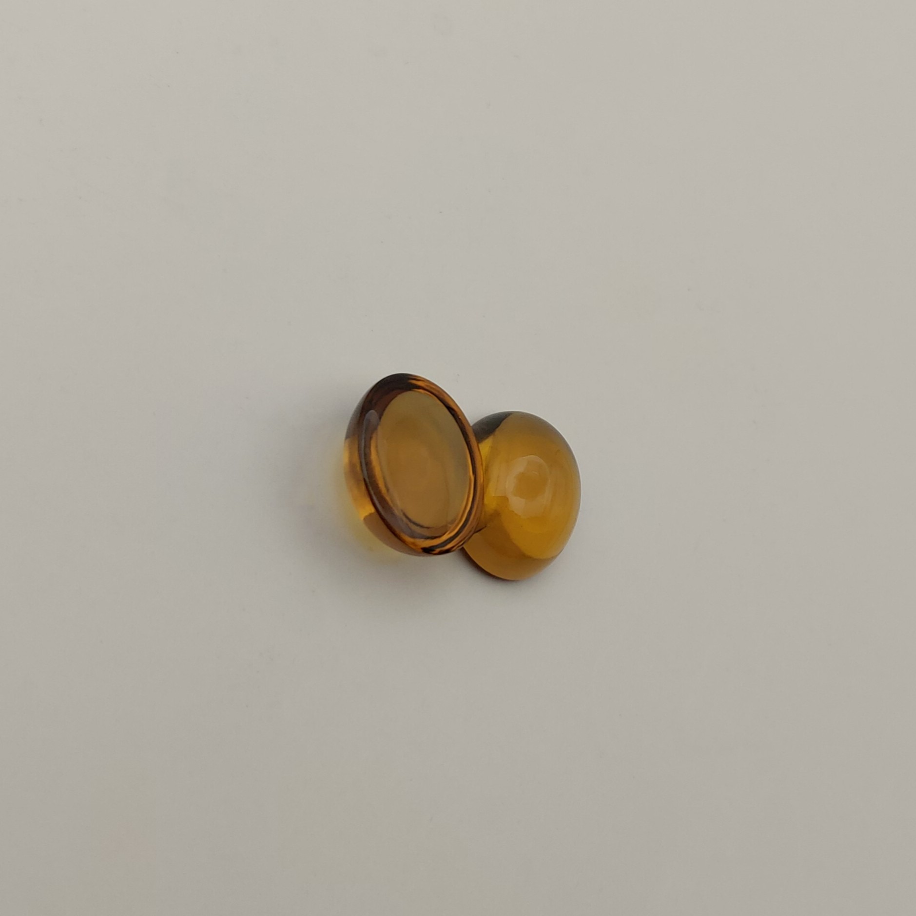 Pretty Color Honey Quartz Cabochon Ovals 9.30 Carats Litnon.com