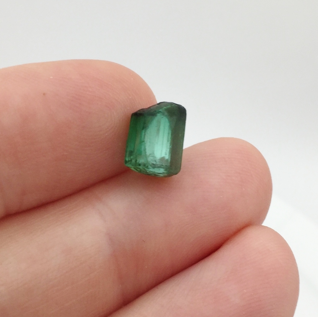 Blue Green Tourmaline Facet Rough Nigeria 4.64 Carats  Litnon.com