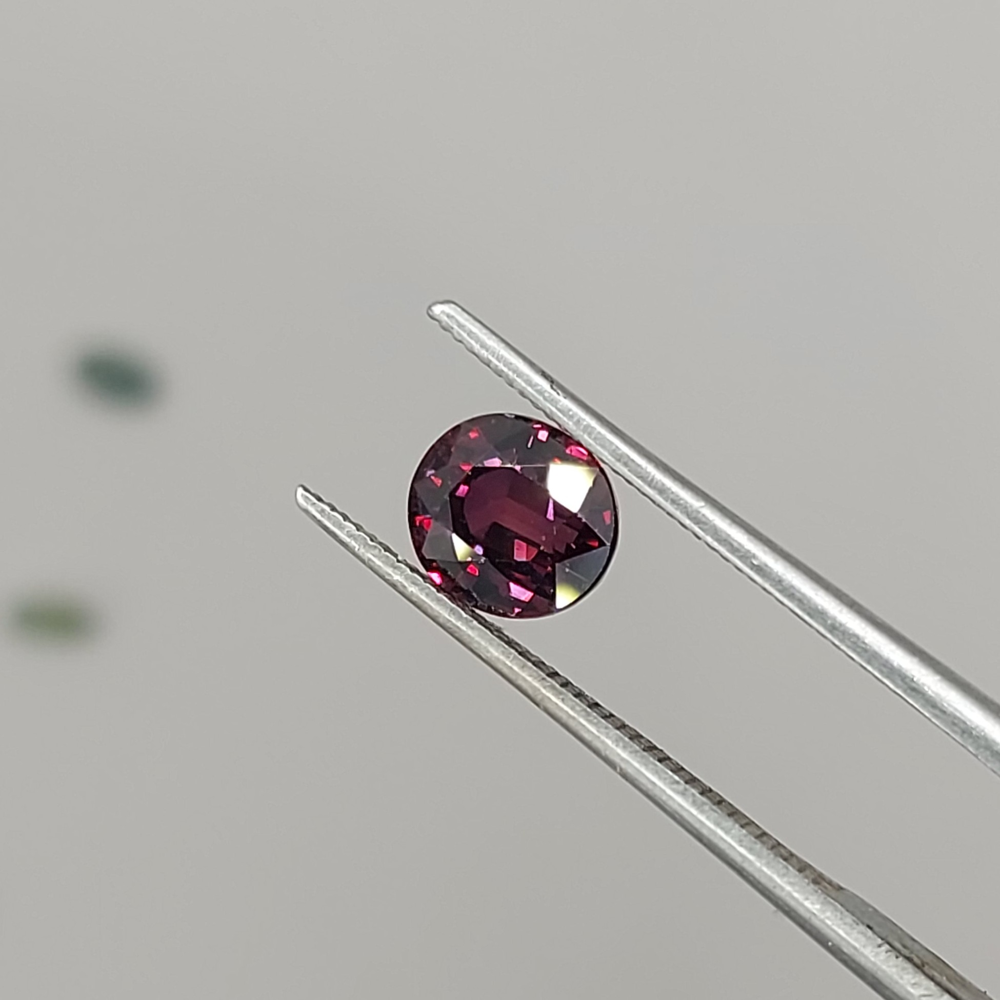 Rare 1.35 Carat Dark Maroon To Red Color Change Sapphire Litnon.com