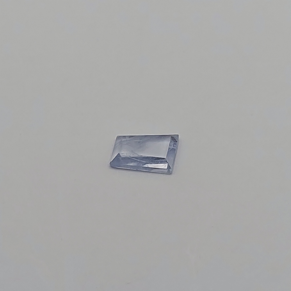 Tiny Treasure Montana Sapphire Faceted Flat Crystal 0.44 Carats Litnon.com