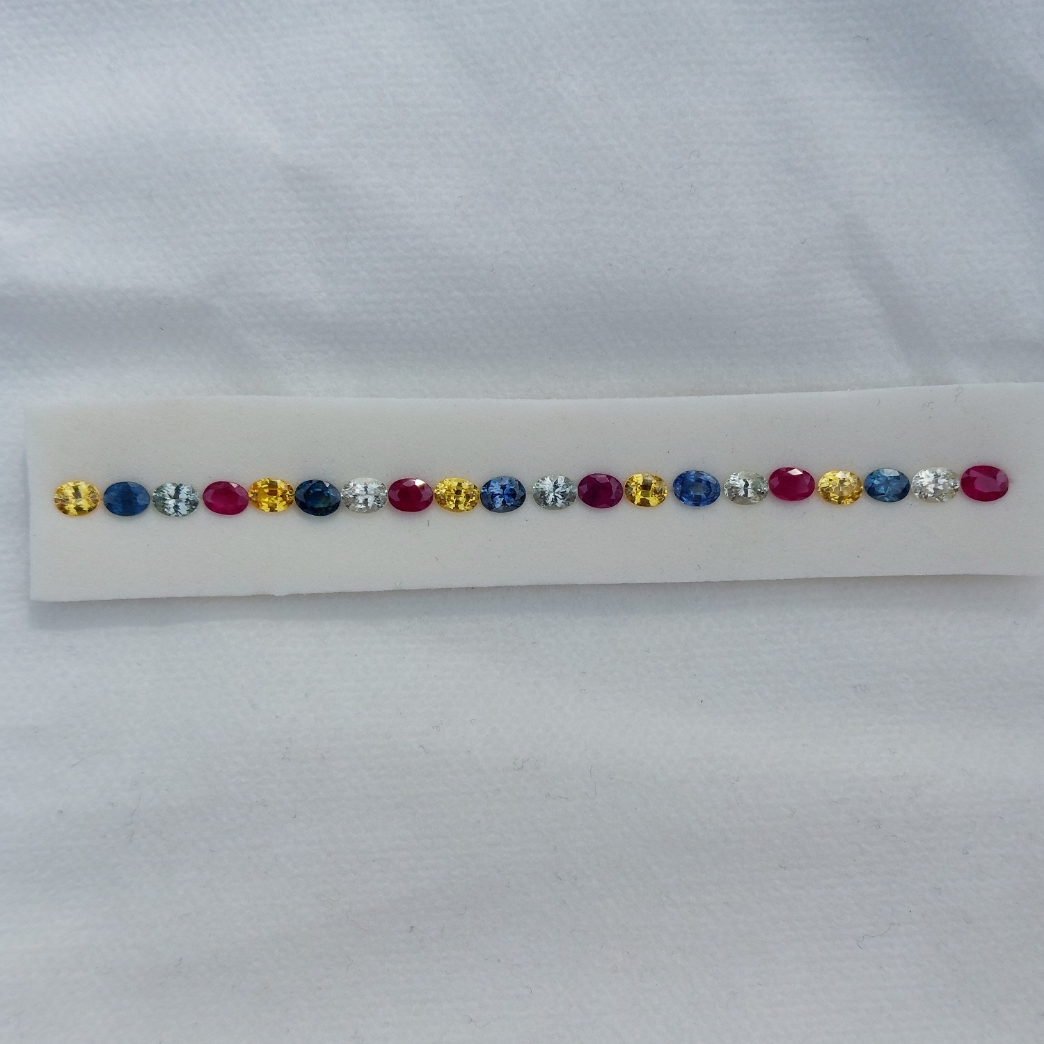 Bright and Pretty Multi-Color Sapphire Ruby Suite 4.80 Carats Litnon.com