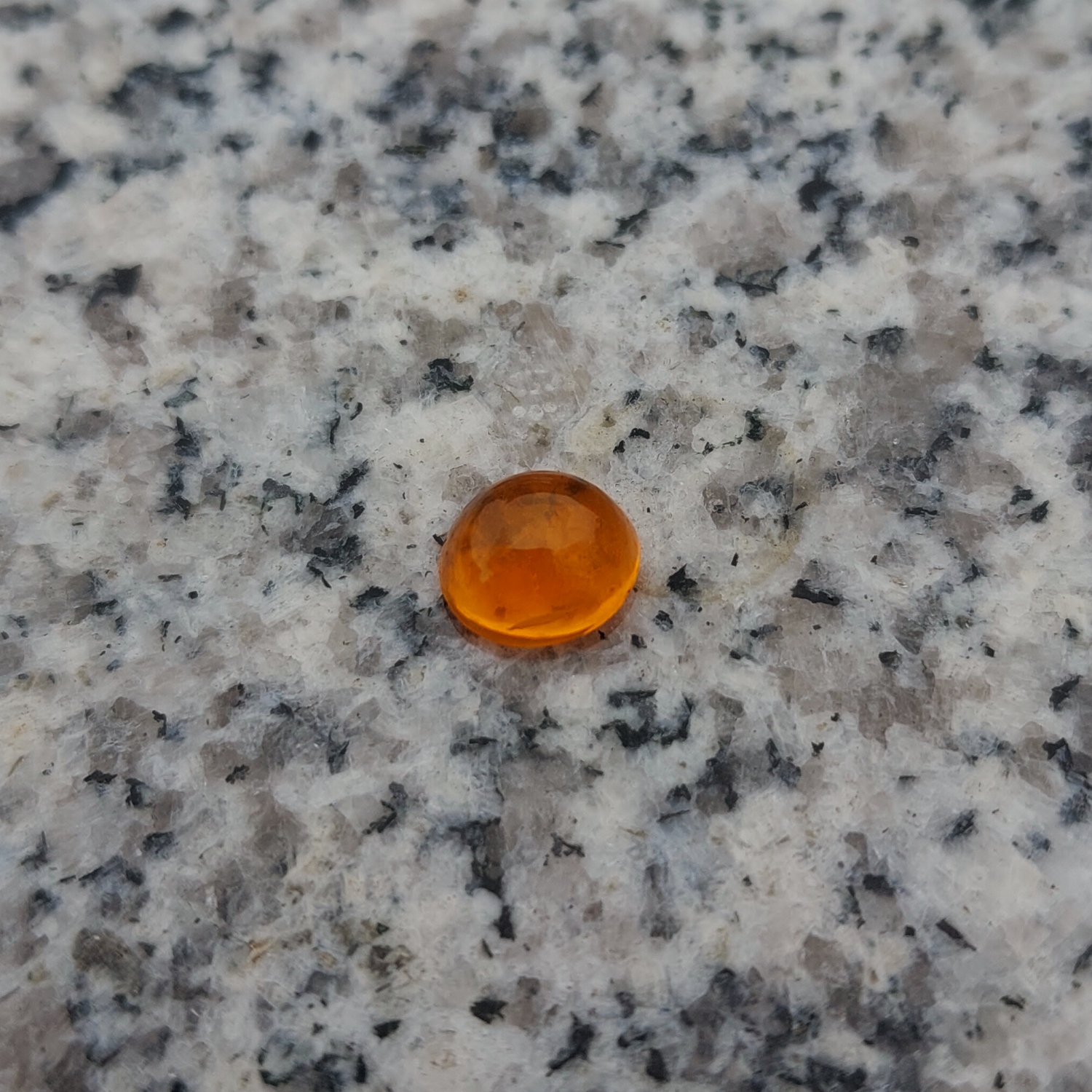 Pretty Orange Mexican Precious Opal Cab 0.99 Carat Litnon.com