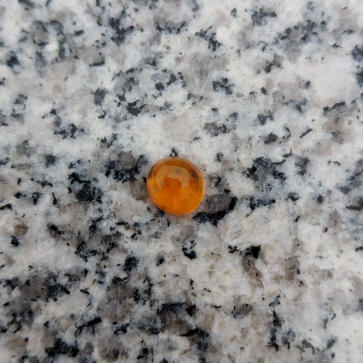 Pretty Orange Mexican Precious Opal Cab 0.99 Carat Litnon.com