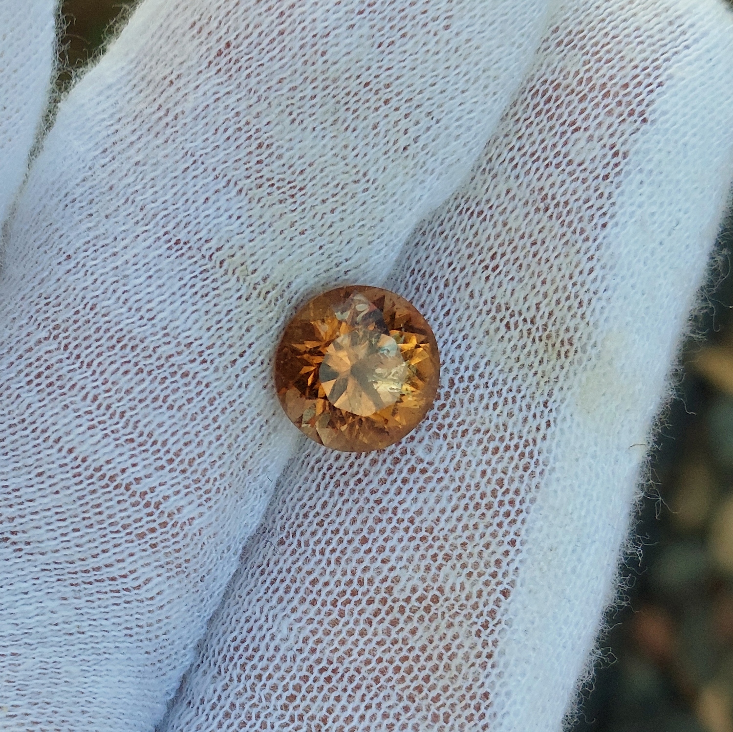 Golden Orange-Brown Tourmaline Tanzania 4.24 Carats Litnon.com