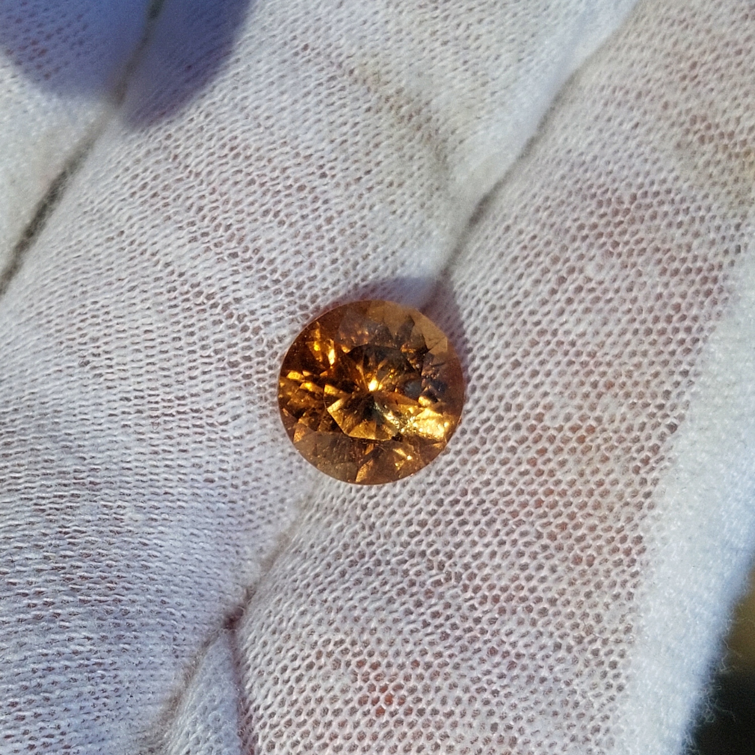 Golden Orange-Brown Tourmaline Tanzania 4.24 Carats Litnon.com