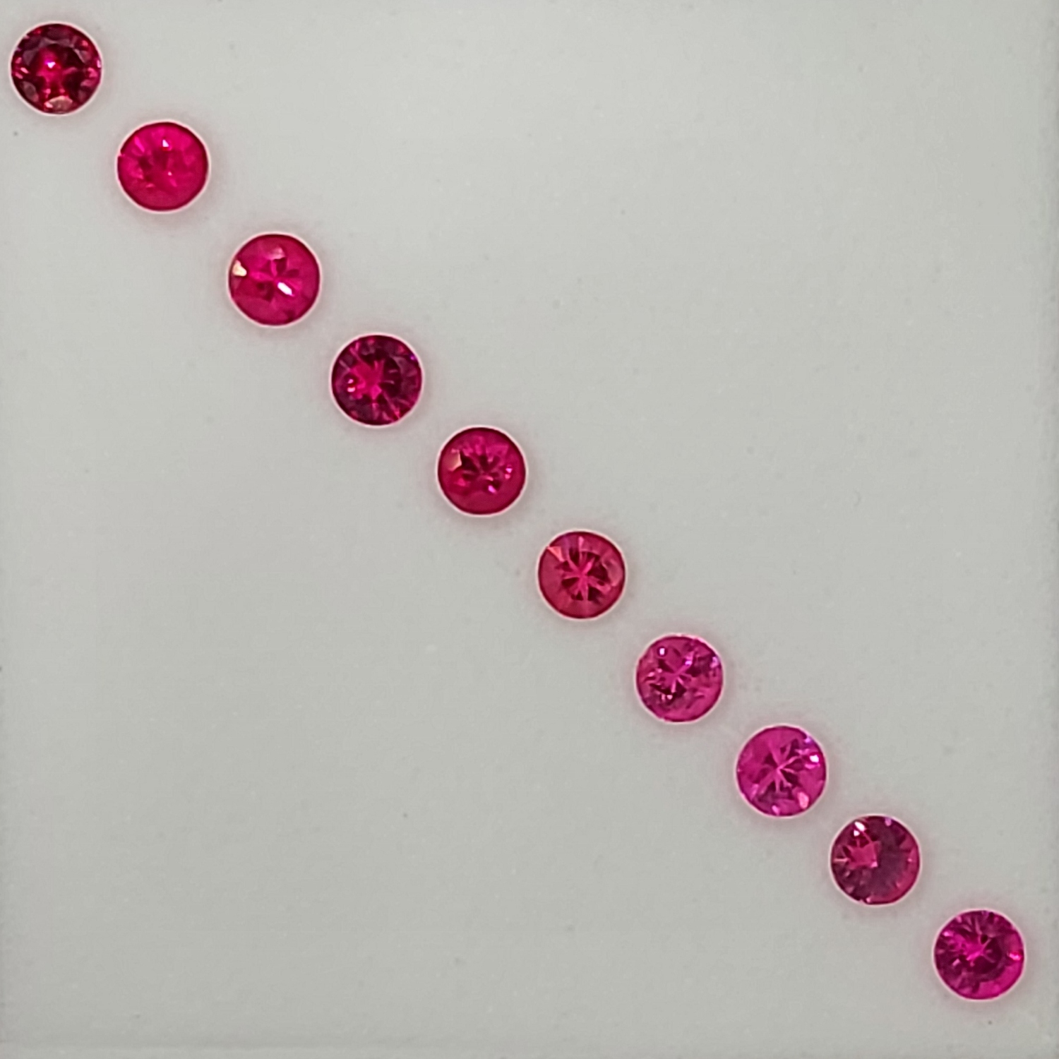 Hot Pink Natural Burmese Spinel Lot 2.5 mm  Litnon.com
