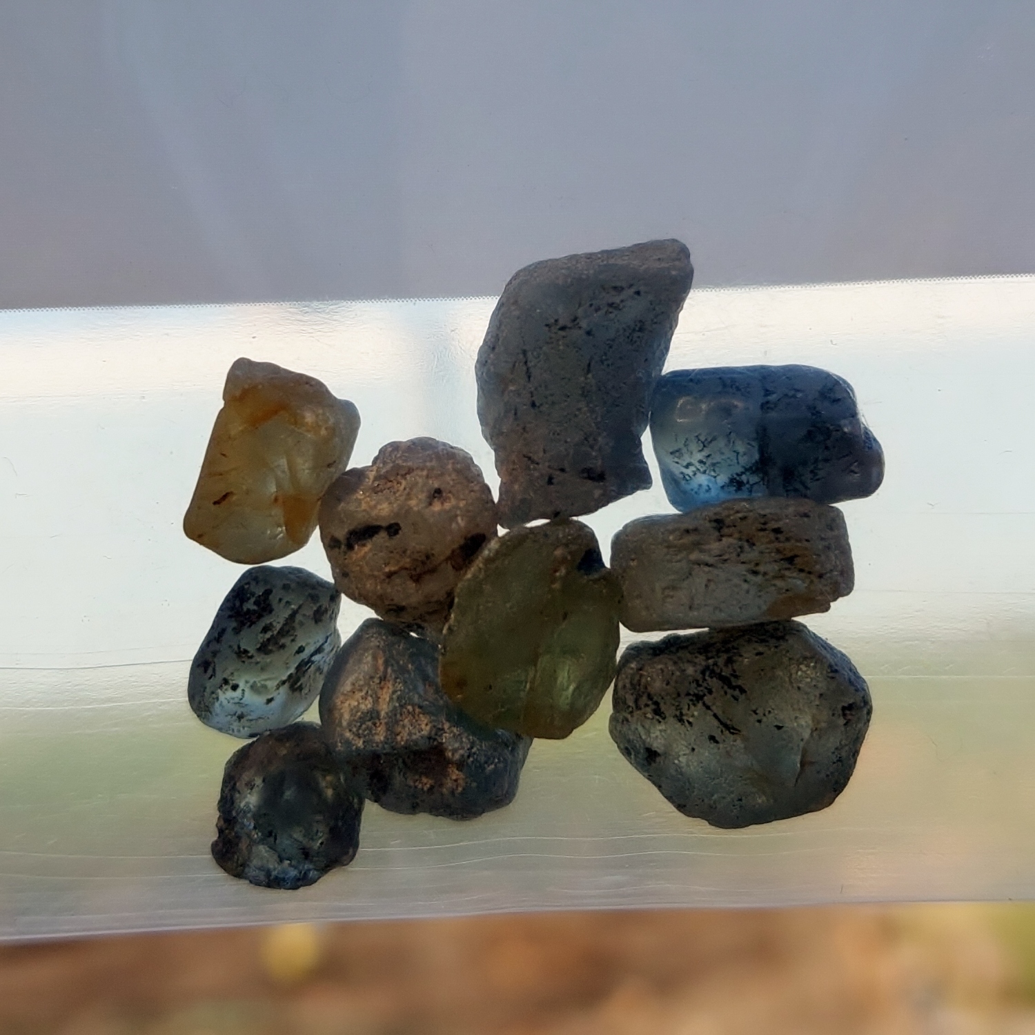 Unheated Natural Montana Sapphire Facet Rough 44.03 Carats Litnon.com