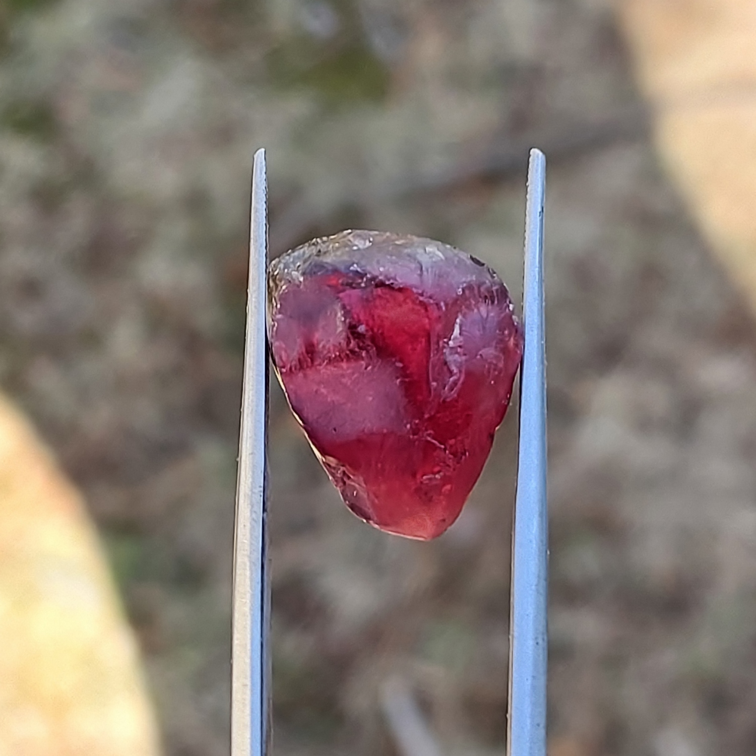 Quality Rhodolite Garnet Facet Rough Tanzania 15.63 ct  Litnon.com