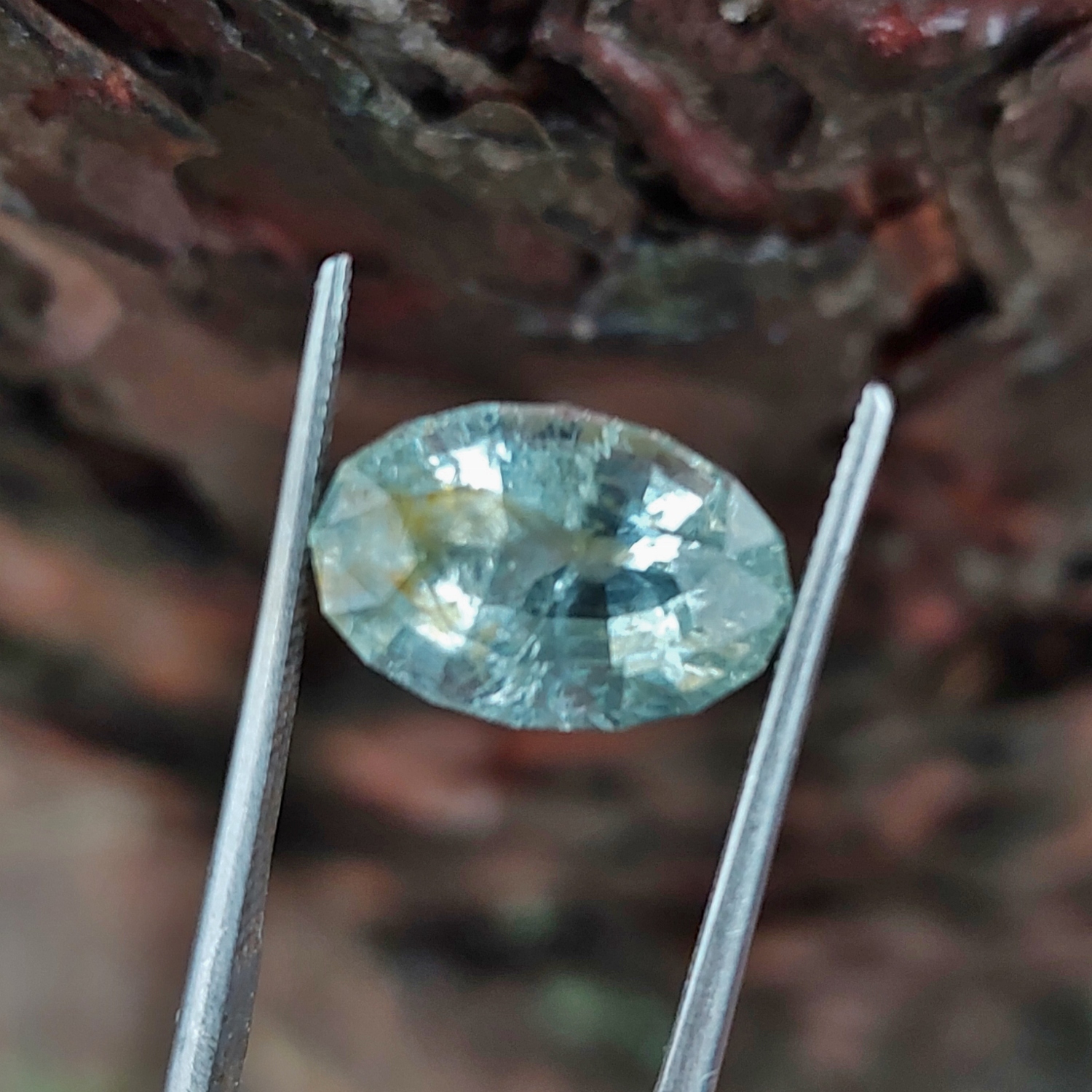 Large Natural Light Blue Montana Sapphire 4.21 Carats Litnon.com