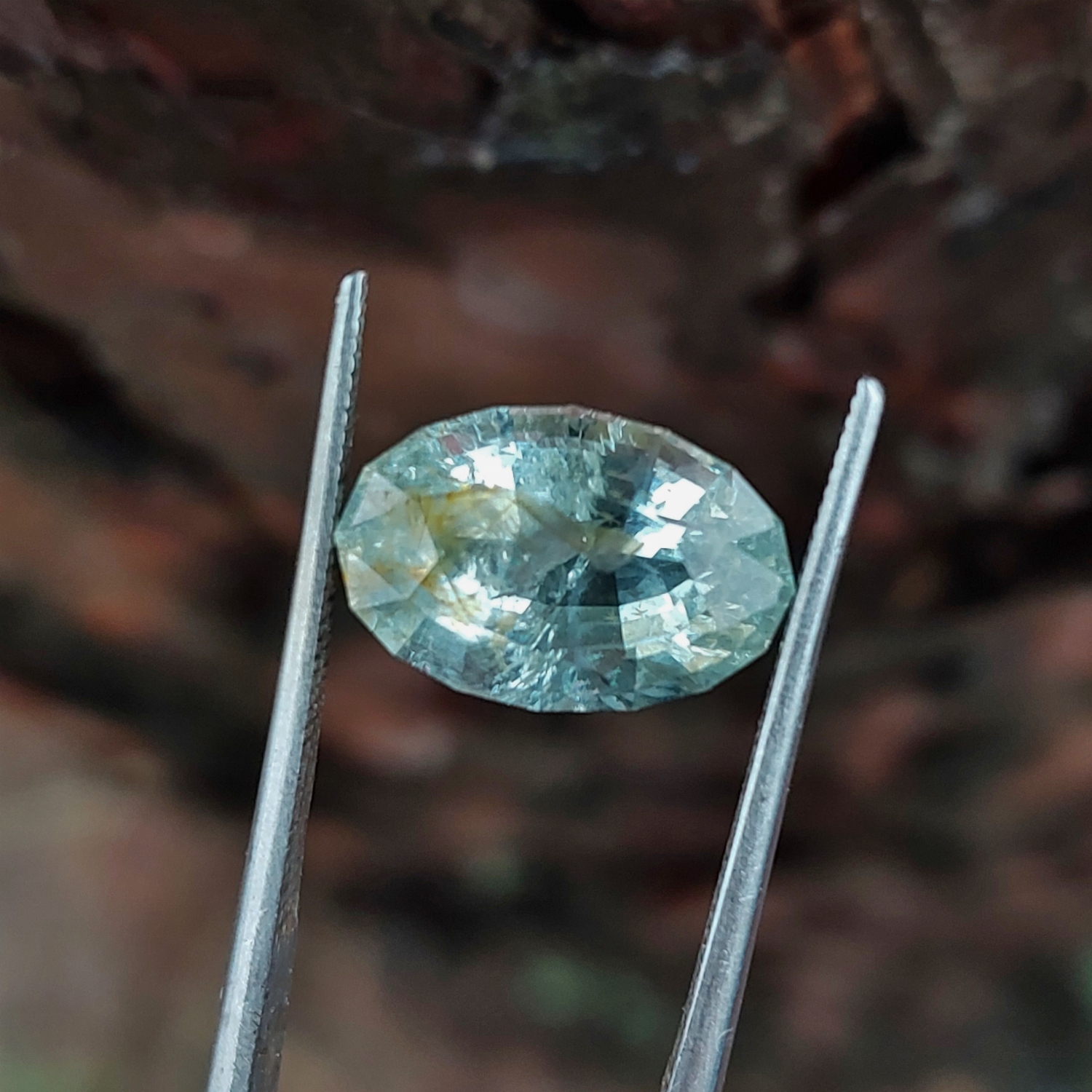 Large Natural Light Blue Montana Sapphire 4.21 Carats Litnon.com