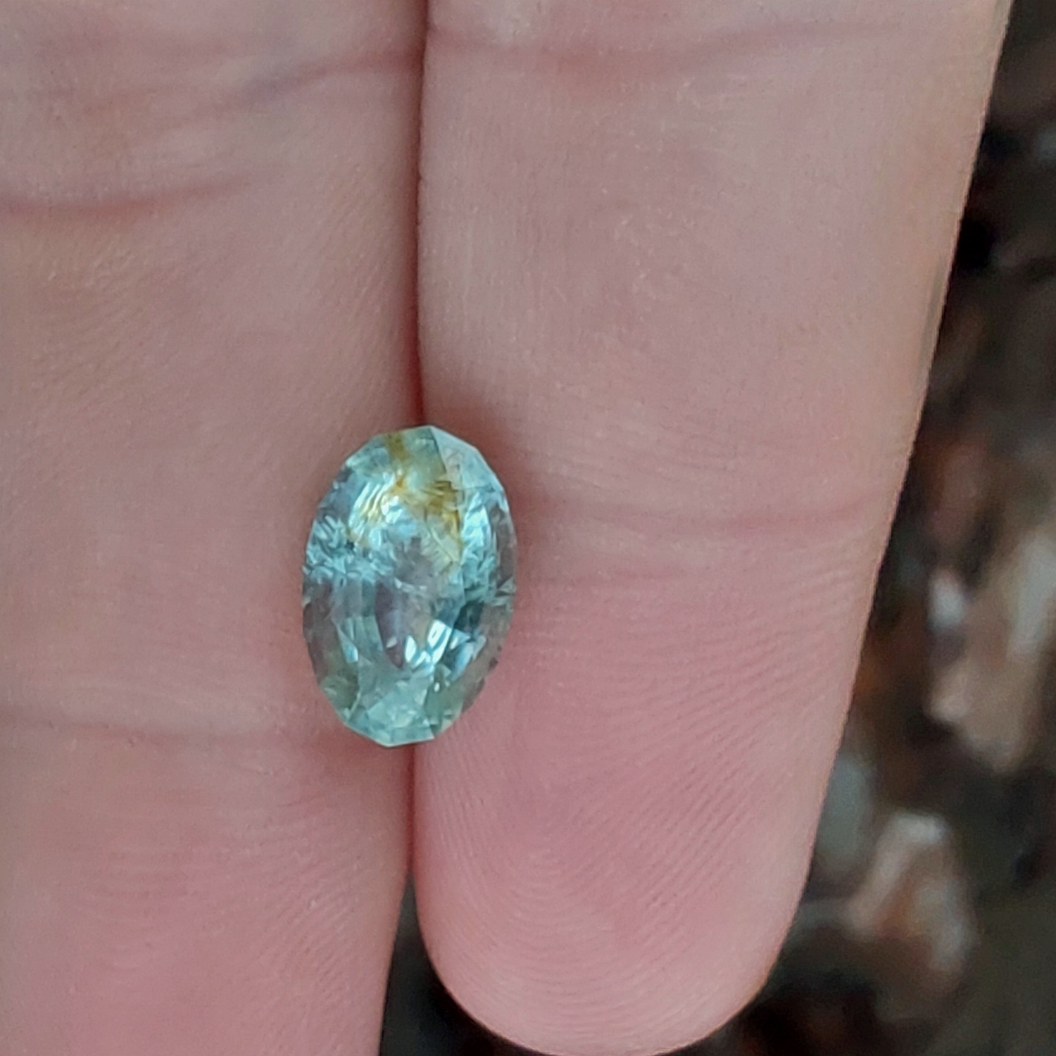 Large Natural Light Blue Montana Sapphire 4.21 Carats Litnon.com
