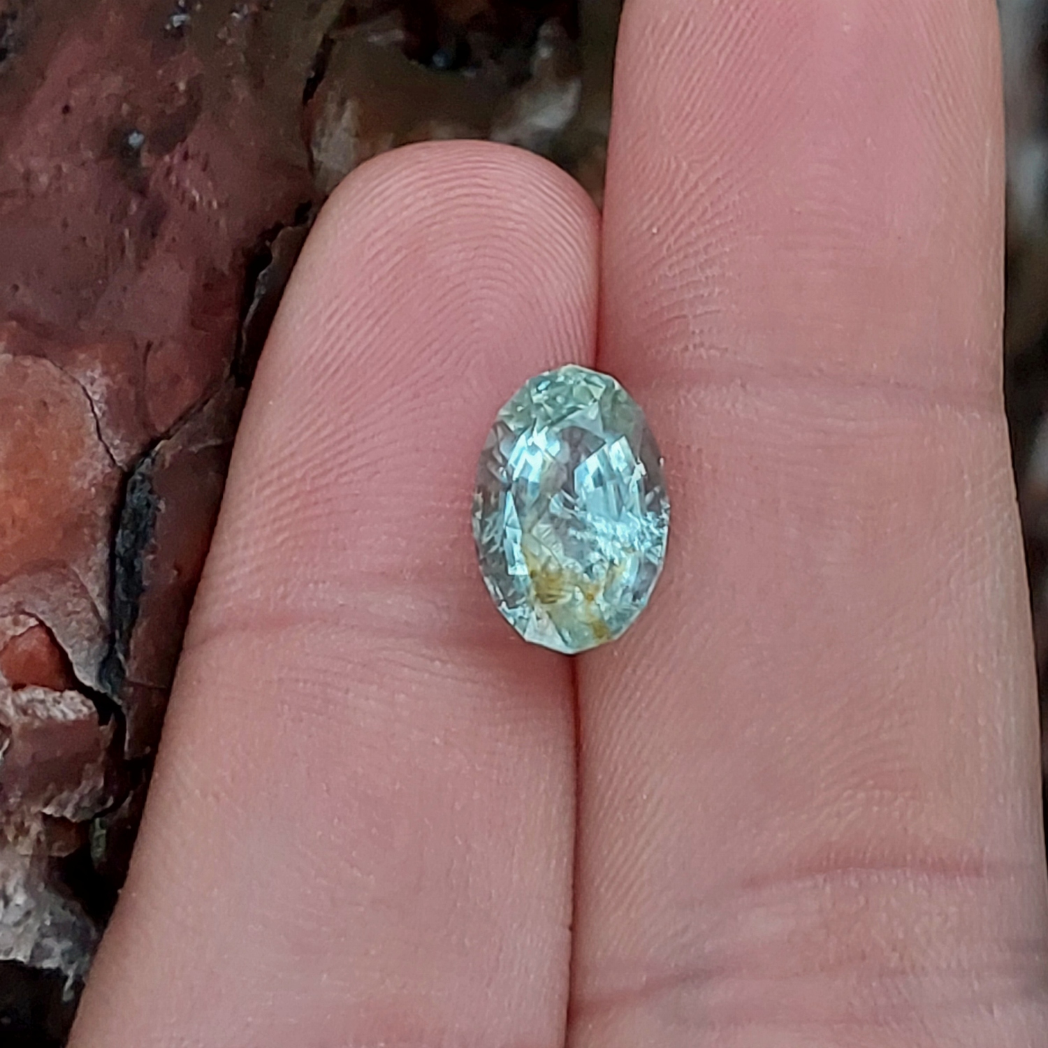 Large Natural Light Blue Montana Sapphire 4.21 Carats Litnon.com