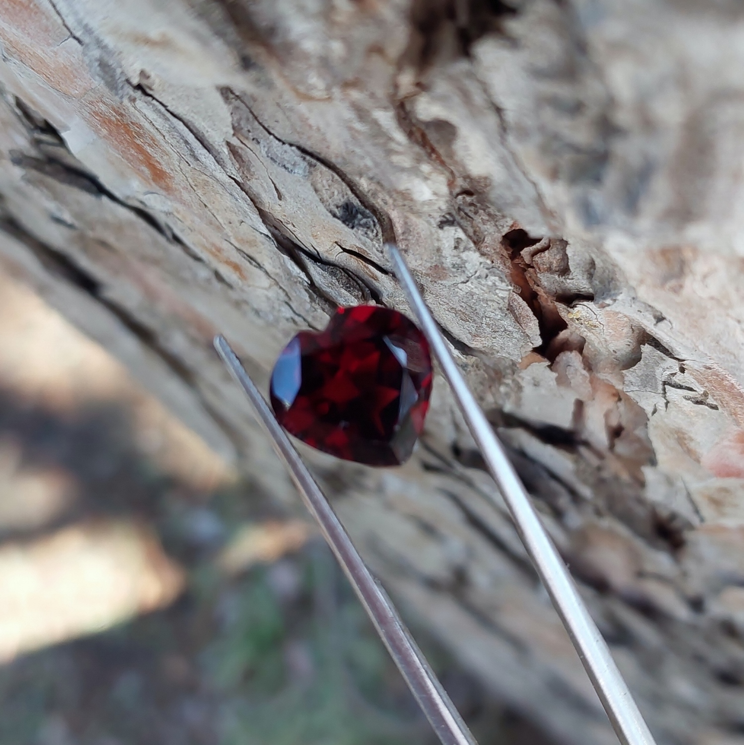 Big Deep Blood Red Orissa Garnet 5.00 Carats  Litnon.com