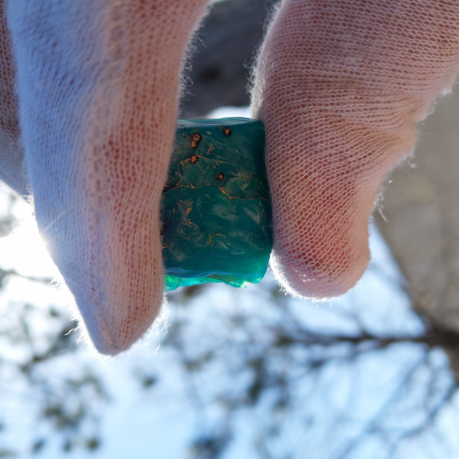 Top Grade Old Stock Gel Gem Silica Chrysocolla – 63.51 Carats Litnon.com