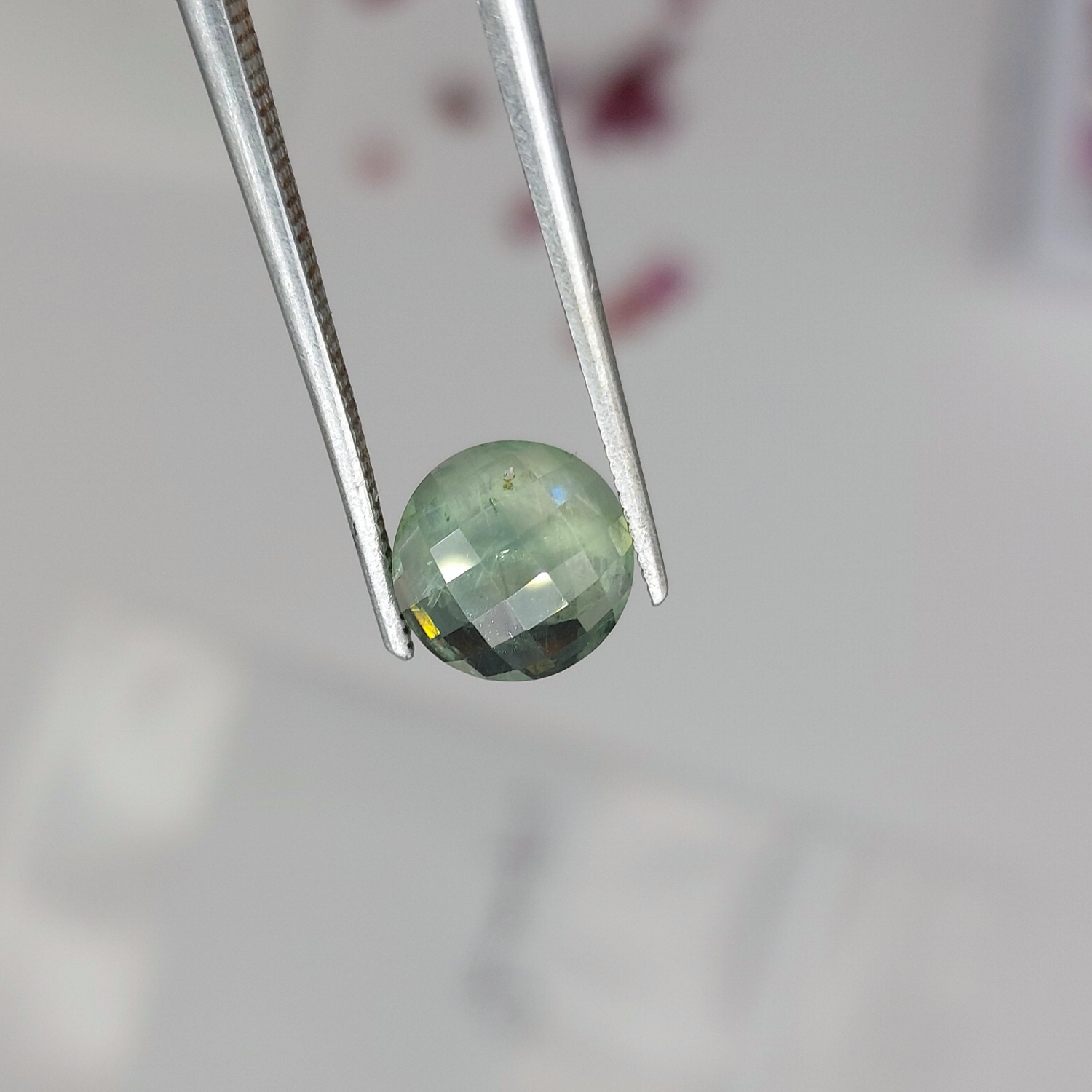 Natural Green Montana Sapphire Rose Cut  1.71 Carats Litnon.com
