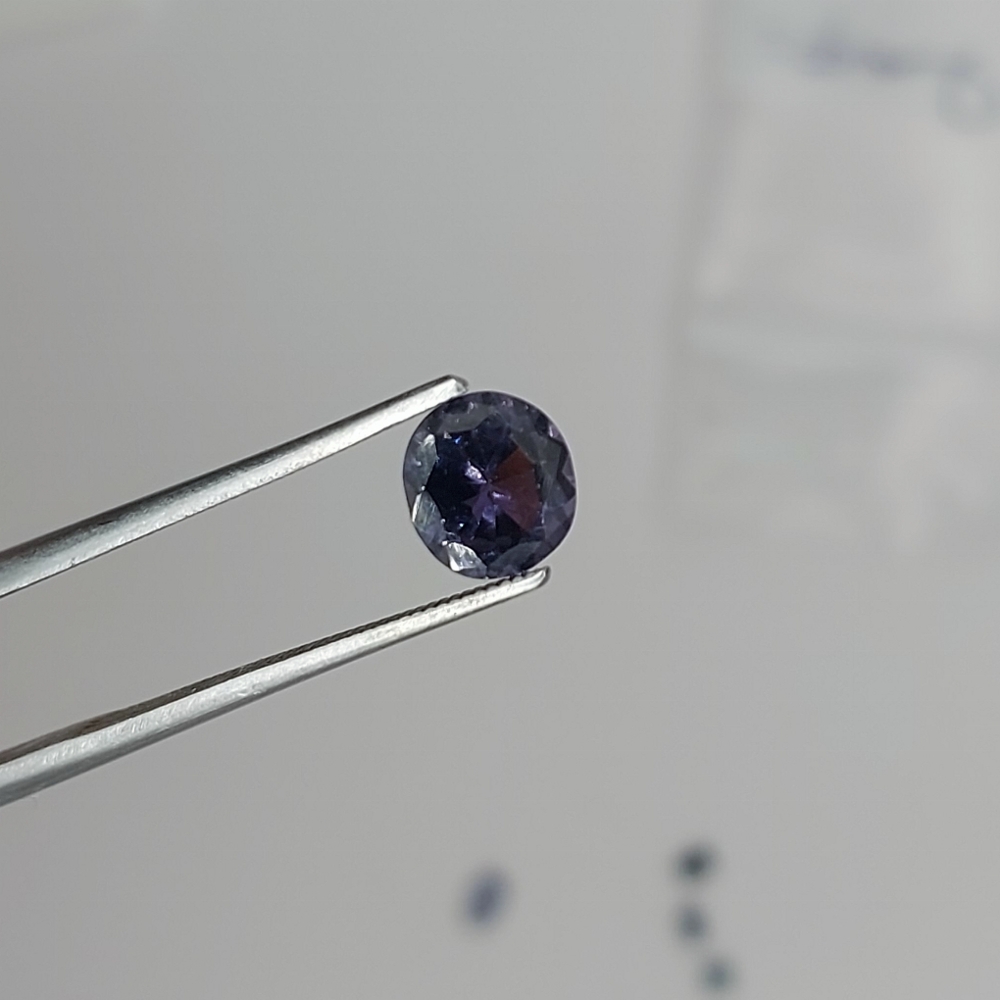 Deep Purple Natural Burmese Spinel 0.88 Carats Litnon.com