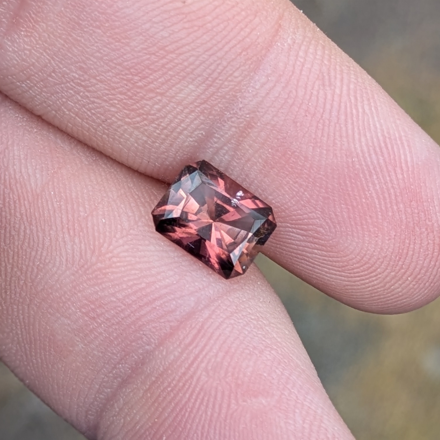 USA Cut Cranberry Red Tourmaline Nigeria 2.27 Carat Litnon.com