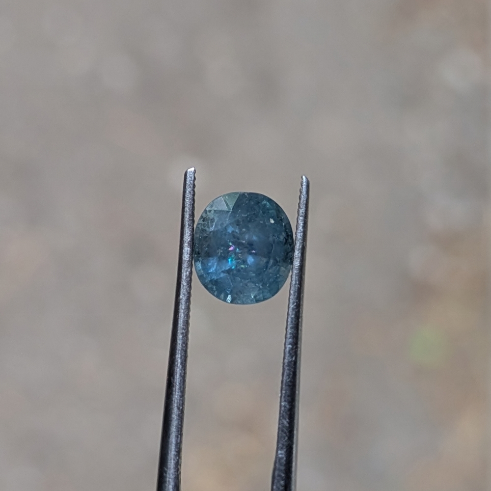 Large Moody Blue Natural Montana Sapphire 2.08 Carats Litnon.com