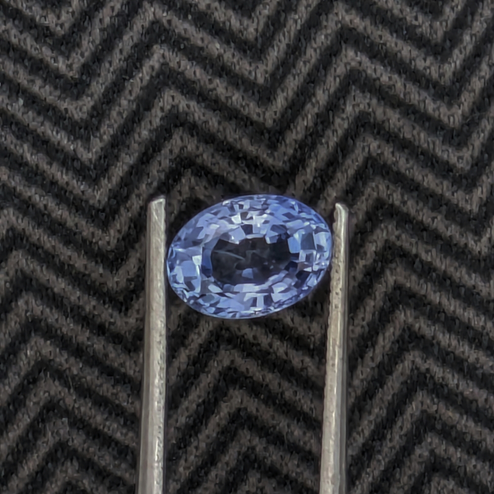 Unheated Natural Light Blue Ceylon Sapphire 1.18 carats  Litnon.com