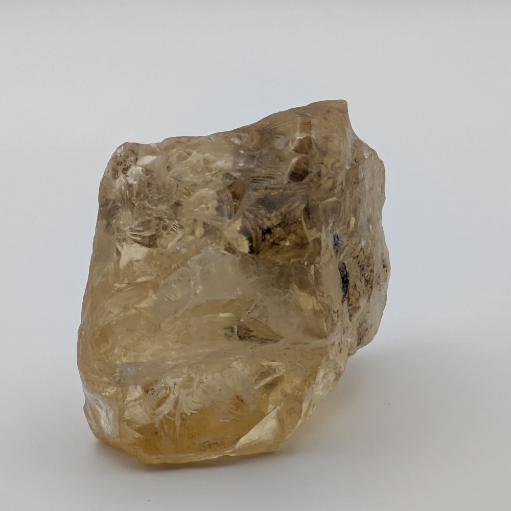 Huge Straw Yellow Heliodor Beryl Facet Rough 58 Grams Litnon.com