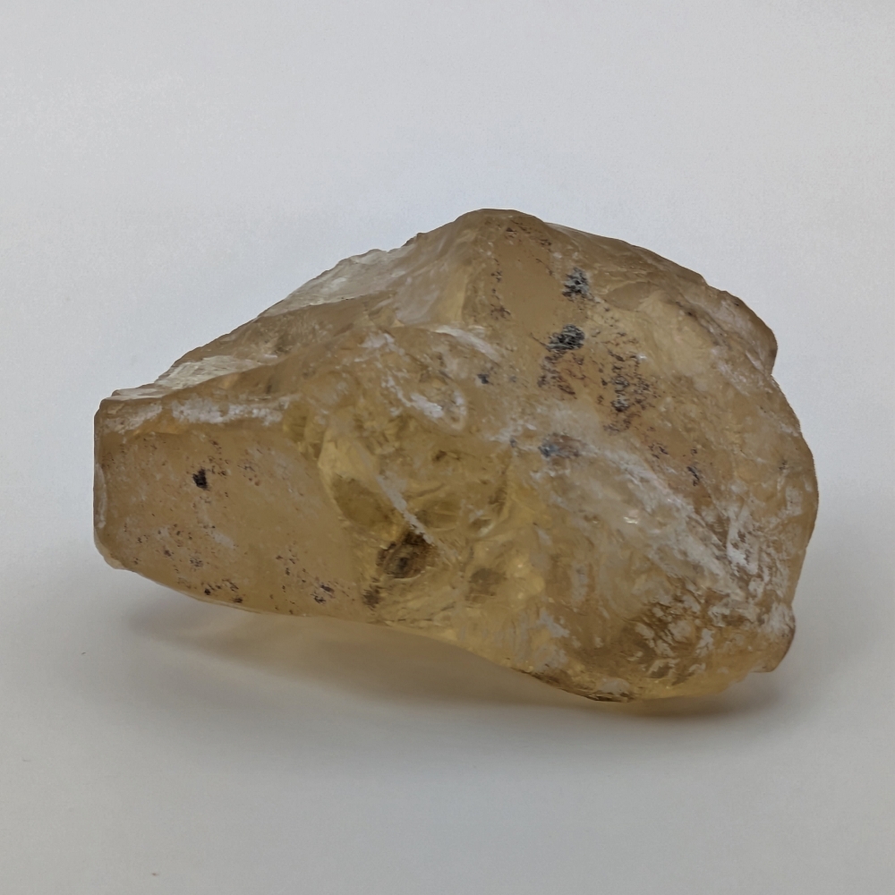 Huge Straw Yellow Heliodor Beryl Facet Rough 58 Grams Litnon.com