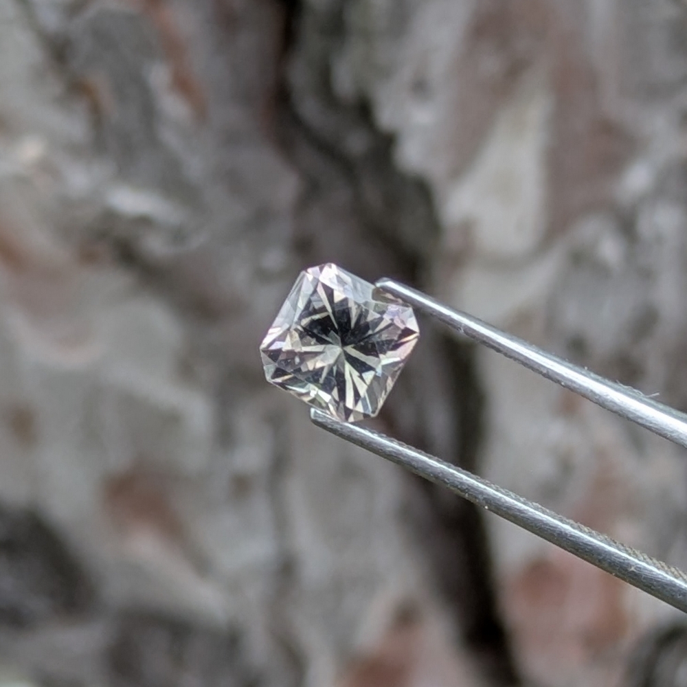 Nigerian Grey Pink Green Tourmaline 1.13 Carats Litnon.com