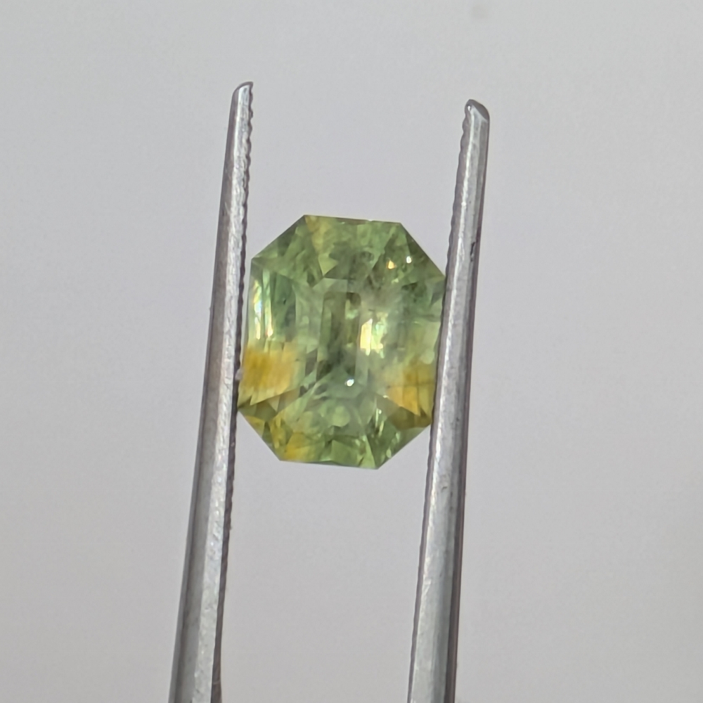 USA Cutting Yellow Green Montana Sapphire 1.92 Carats Litnon.com