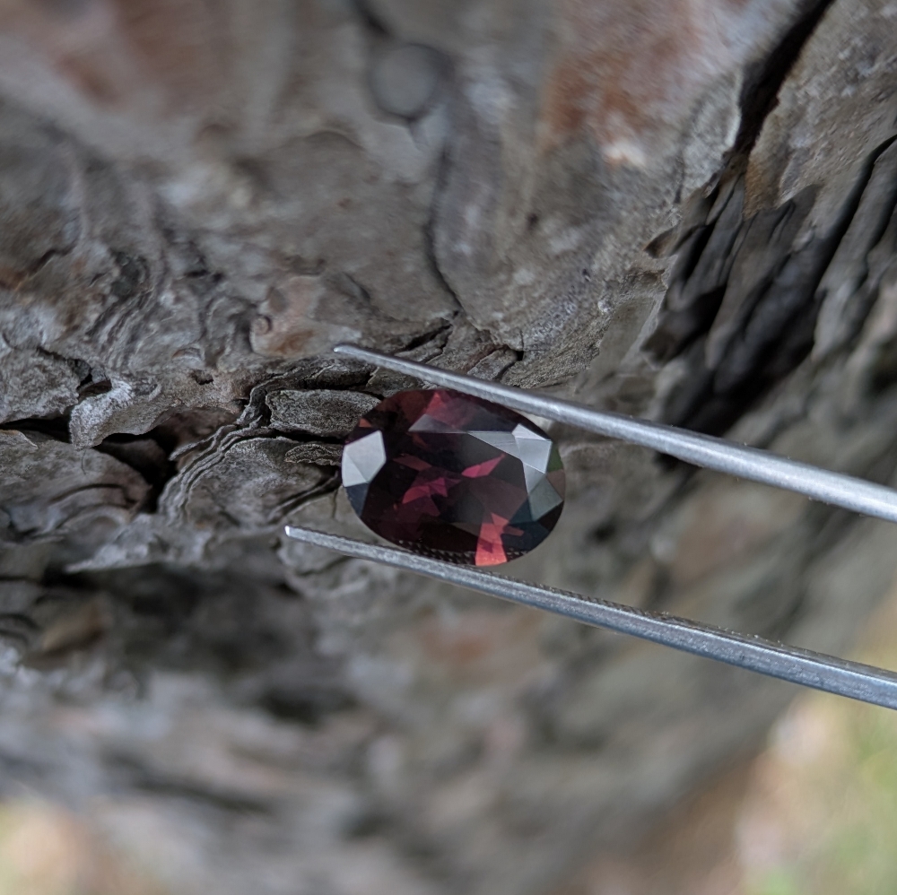 Unique Color Magenta Tourmaline Nigeria 3.59 Carats Litnon.com