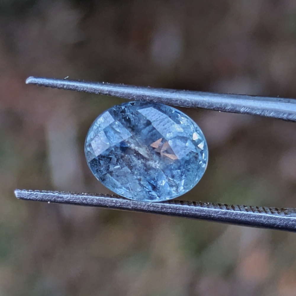 Well Cut Light Blue Montana Sapphire 3.43 Carats Litnon.com