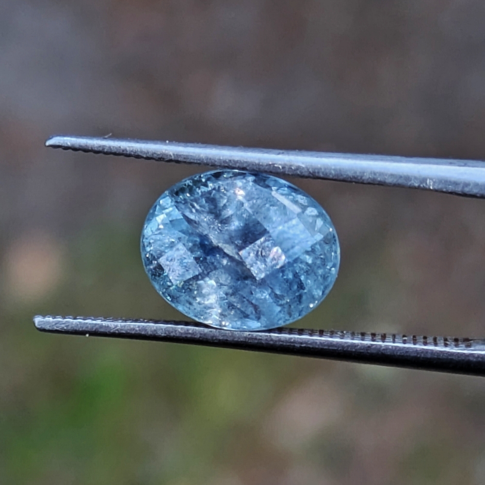 Well Cut Light Blue Montana Sapphire 3.43 Carats Litnon.com
