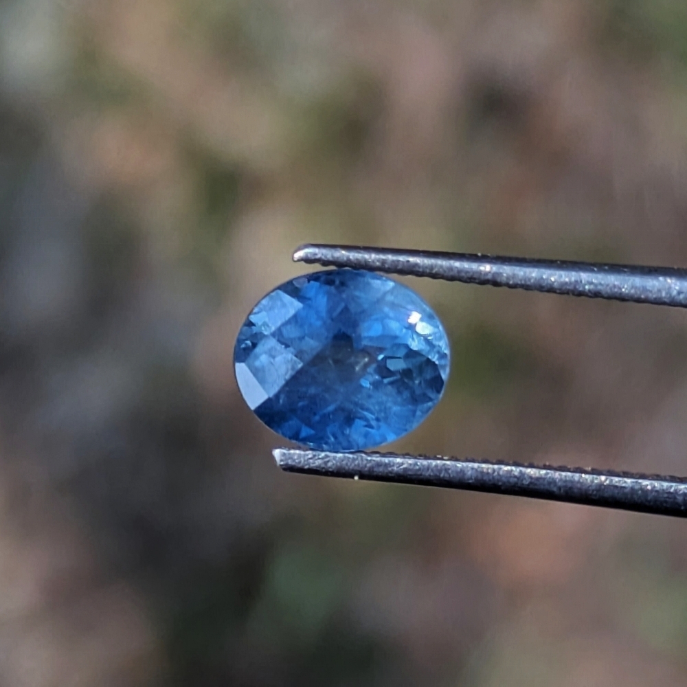 Natural Steel Blue Montana Sapphire 1.23 Carats Litnon.com