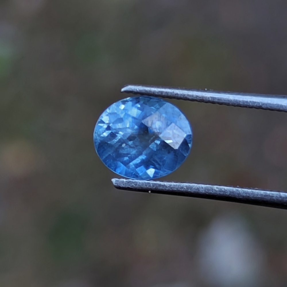 Natural Steel Blue Montana Sapphire 1.23 Carats Litnon.com